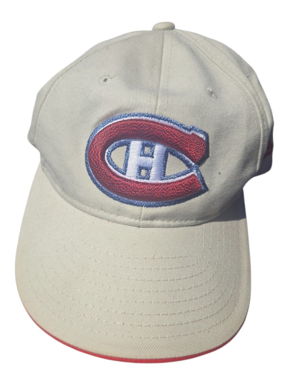 Montreal Canadians  Cap with Red & Blue Embroidered 'C' Logo NHL